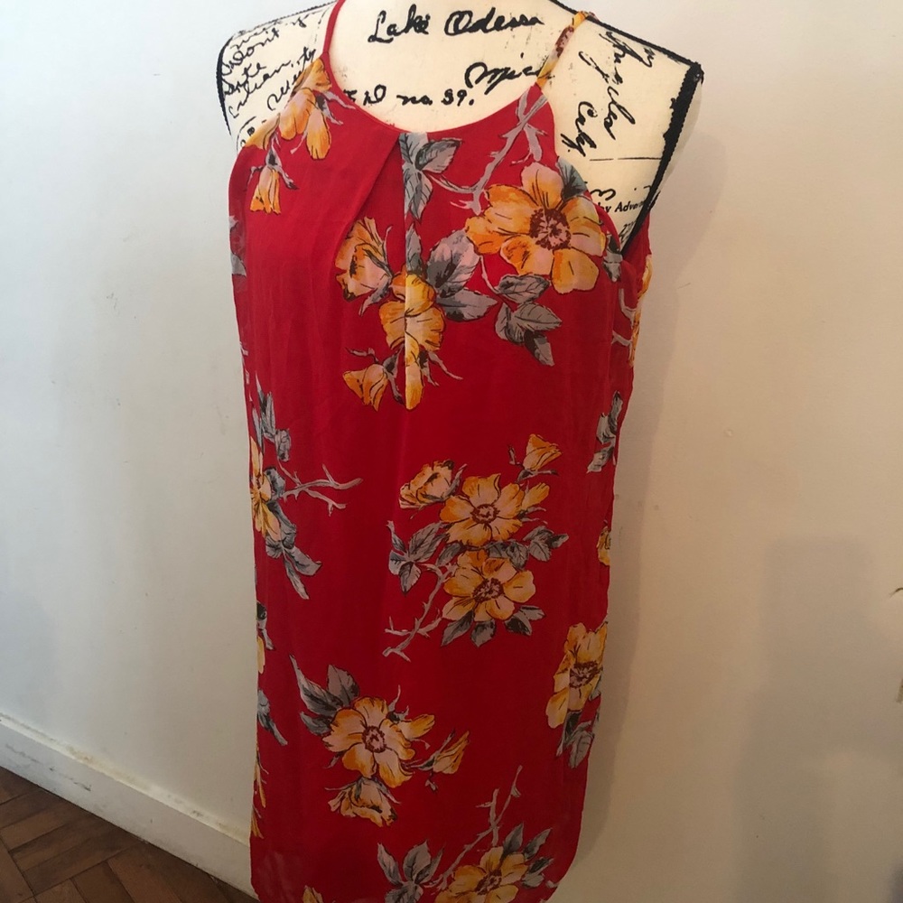 BCX Tropical Flower 🌸 Vacation Dress Sz M/L - Picture 10 of 10